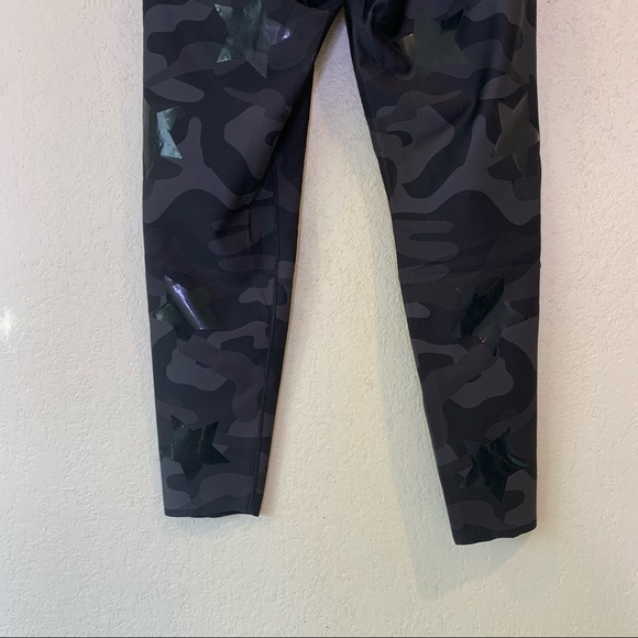 Ultracor Nero Matte Nero Ultra High Silk Camo Knockout Star Leggings XL - Picture 5 of 11